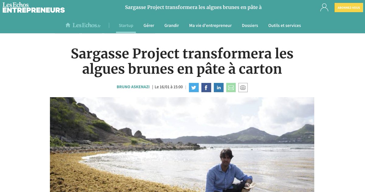 SargasseP's tweet photo. On parle de #SargasseProject dans @LesEchosLEE :
Un grand merci !
https://t.co/H7KtoZUvLU https://t.co/BMxSGtv1jq