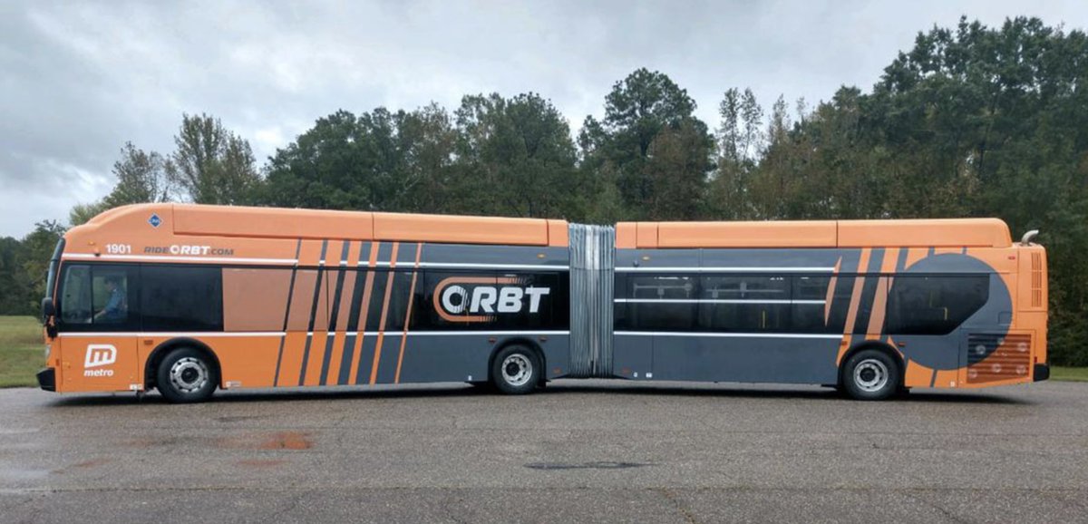 rideORBT's tweet photo. Each ORBT bus is roughly the length of a bowling lane! With 10 buses total, we practically have a full bowling alley over here. 😎🎳 #StellarStat https://t.co/aXnhVo79o4