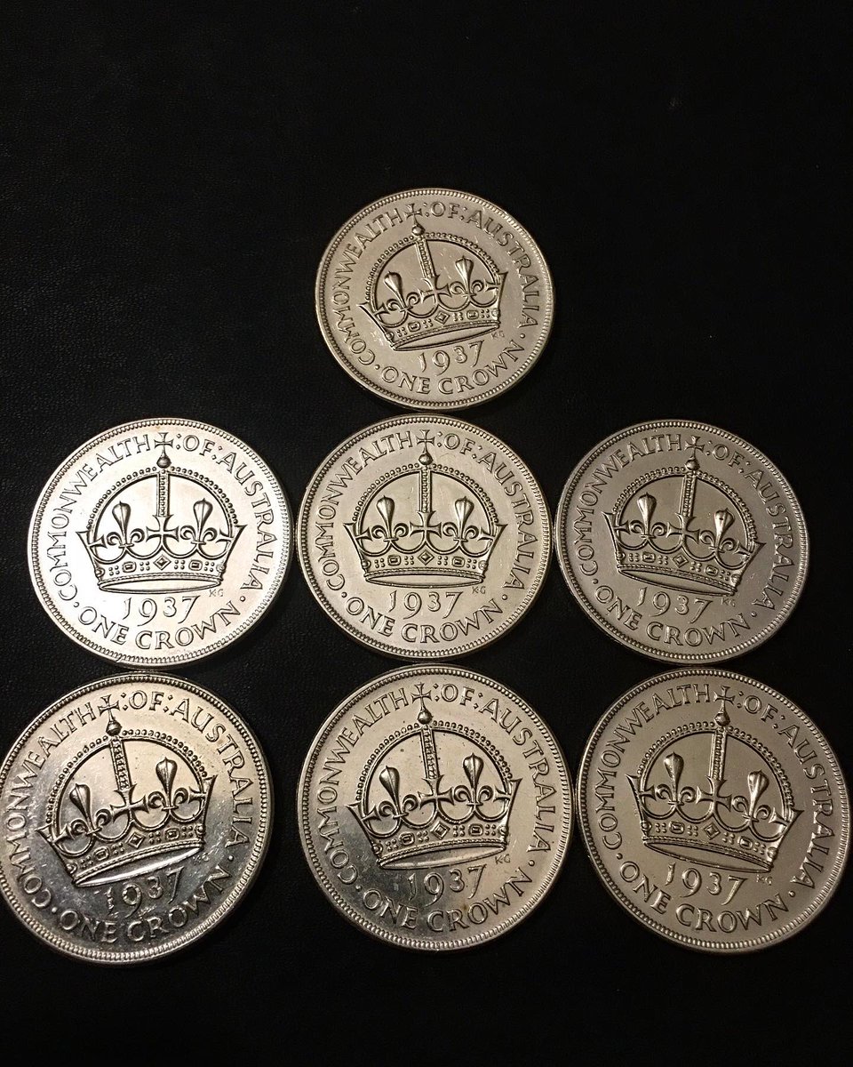 Moneyaddict93's tweet photo. One Crown, 1937, Commonwealth of Australia 🇦🇺 925/1000 silver #australia #one #crown #commonwealth #silver #monet #moneta #monedas #coin #coins #collection #collections #numismatics #numismatist #numismatica #numismatic #numismatique #vintage #history #collector #collectors https://t.co/Urq8BUwSVQ