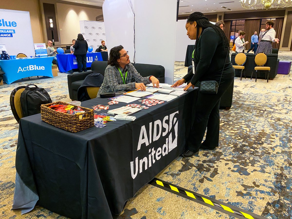 AIDSUnited's tweet image. .@AIDS_United is at Creating Change this weekend in Dallas!

Be sure to come by our table and learn more about our fight to end the HIV epidemic in the U.S. and #StartTalkingHIV. #CC2020