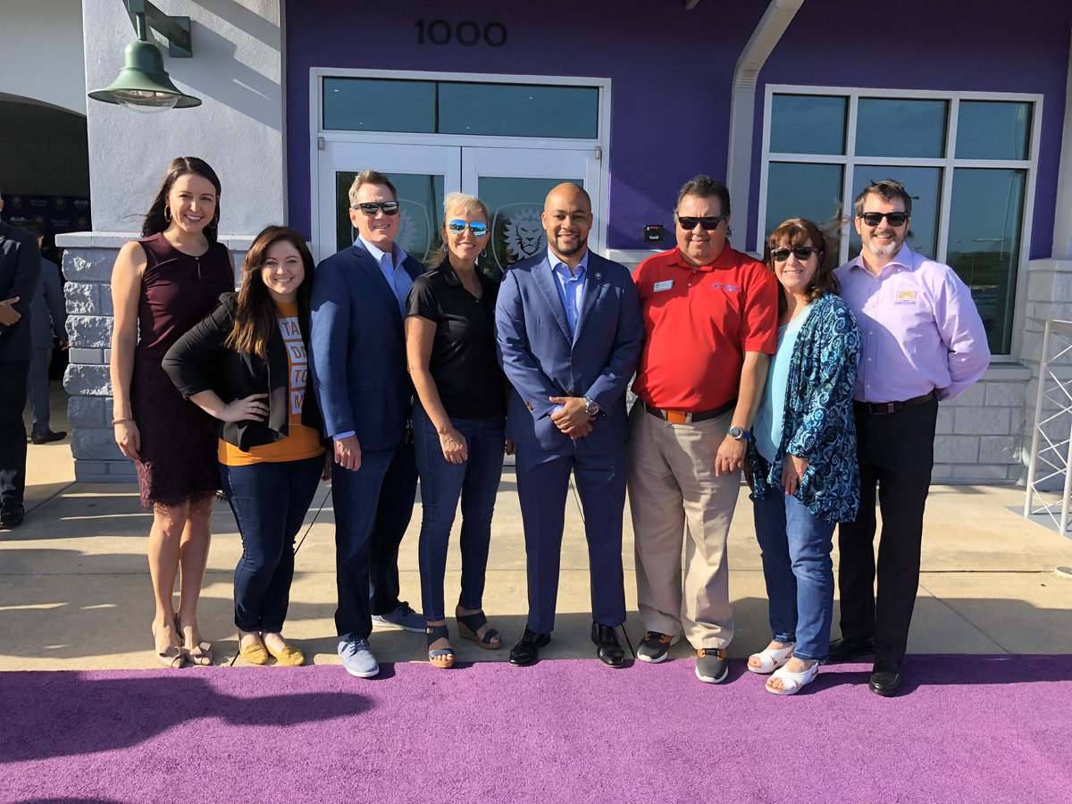 Perfect day 4 a ribbon cutting. Congrats <a href="/OrlandoCitySC/">Orlando City SC</a> on opening world class training facility in <a href="/OsceolaCountyFl/">Osceola County</a>. Great 2 see Chairwoman <a href="/VivianaJaner/">Viviana Janer</a> and entire commission, the <a href="/CEO_KOCCoC/">KissimmeeChamberCEO</a>, <a href="/GreaterORLSport/">Greater Orlando Sports Commission</a> in attendance. 2020 shaping up to be best season yet. #vamosorlando