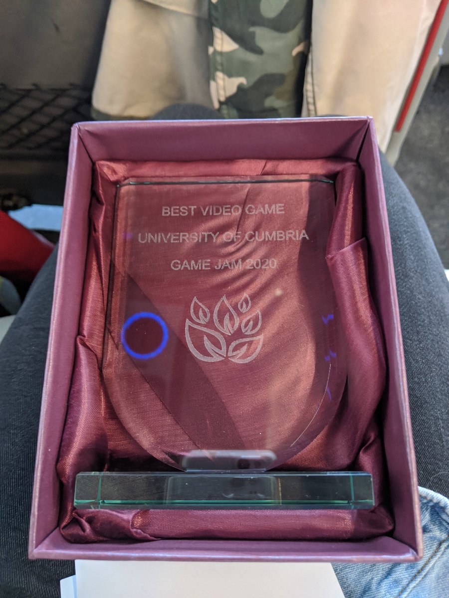 Great time today!! Thank you @DigiArt_UoCIA <a href="/CumbriaUni/">University of Cumbria</a> for another amazing Game Jam event &amp; awards today!! Brilliantly organised &amp; we won to boot!! <a href="/gatesheadcoll/">Gateshead College</a> <a href="/GamesArtMediaGC/">Games Art and Media Gateshead College</a>
<a href="/SUnderhill_GC/">SimonUnderhill</a> 
#gamesdev #indiedev #gamejam #gamejamawards
#employmentedge #hardworkwins #games