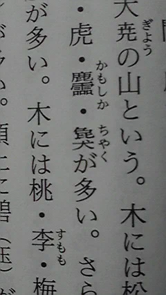 「ちゃく」は、なんか字がおもしろいからすきな獣です 