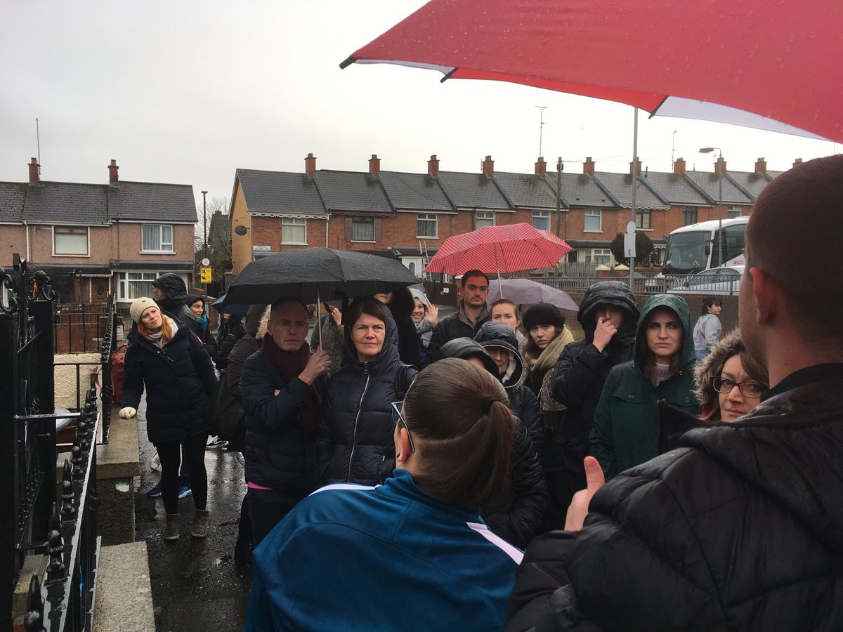 Trinity_Belfast's tweet photo. The Belfast field trip. 36 hours, 35 students, North, South, east, west! https://t.co/67Sk4VeVTC