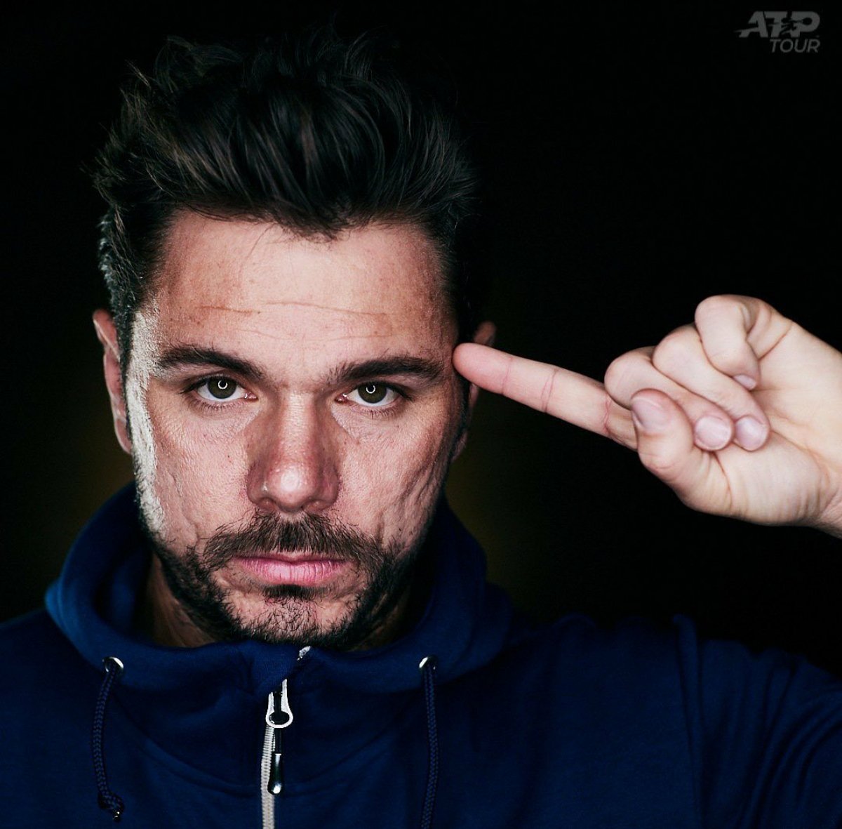 chda7777's tweet photo. Fabulous photo! π₯π§π #SignatureSign #StanLook #ThoseEyes #StanTheMan #Wawrinka (pic via @atptour on IG) https://t.co/rixImiL6PI