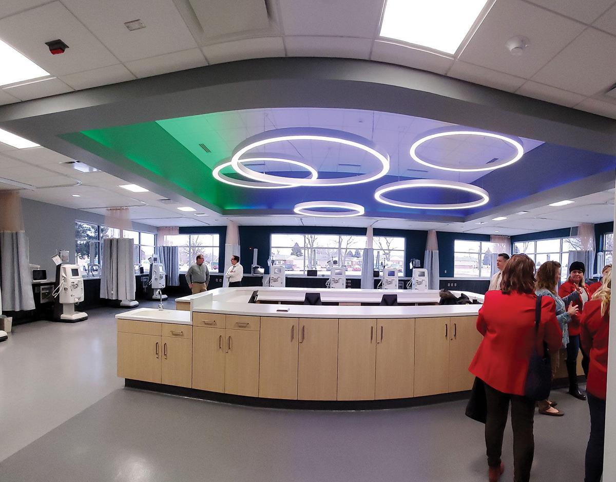 JimHoffmann23's tweet photo. What a great new facility for @YorkGeneral. The new dialysis center will open soon. Thanks for giving the York Chamber of Commerce Ambassadors @yorknechamber a sneak peek. "Advanced technology close to home." Jenny Obermier/COO/CNO https://t.co/m5mLEMPWAn