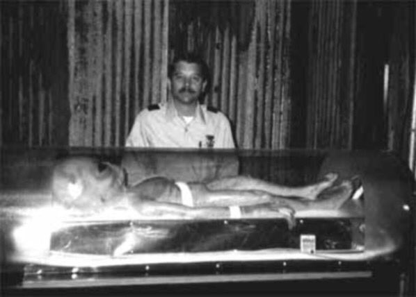 AlienFacts4's tweet photo. The equivalent to Area 51 in Russia is the Kapustin Yar base. A dogfight between a Russian MIG and a UFO resulted in three extraterrestrials found in the wreckage. One was alive and taken to the base.
For full story see - Secret Bases at https://t.co/sIJzJJDNcs
#UFO
#deadalien https://t.co/wZlYSdHWhw