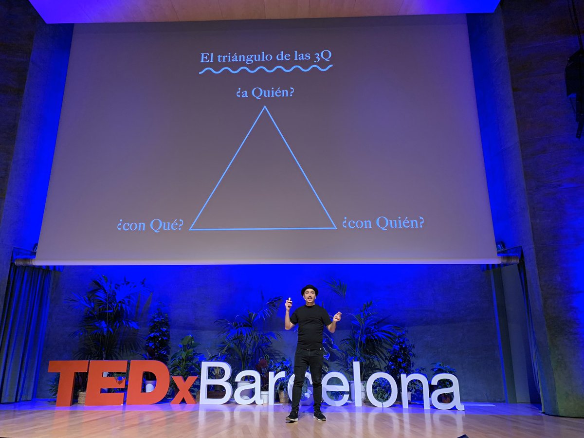 adrianafreitas's tweet image. The 3 W triangle 
To Who? GretaEcoPrugin
With what? Candy from fish
With whom? allinclusive 

Future startups: Profitable and social
@tomymegna #LearningbyHelping
@TEDxBarcelona #Advances @TEDTalks #Technology #Barcelona