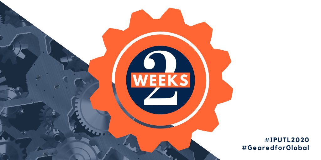 IPUTLS's tweet photo. Just 2 weeks until proposals for #IPUTL2020 are due! Submit your proposal(s) today at https://t.co/gYKfGOtx9V. 

#GearedforGlobal ⚙️🌎 https://t.co/hMlcdsOEZp