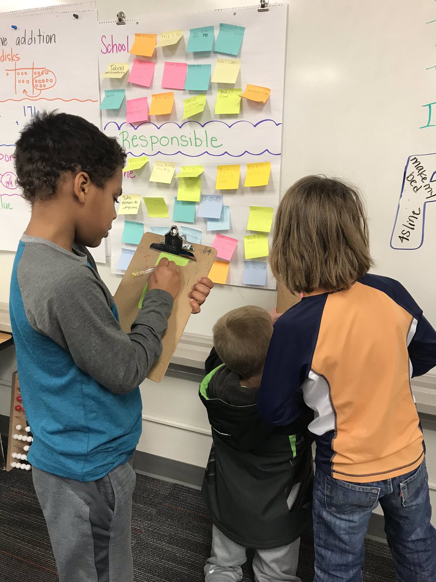 ALeeper19's tweet photo. Brainstorming ways to be Responsible!  @CE_Cougars https://t.co/T9PAXOP408