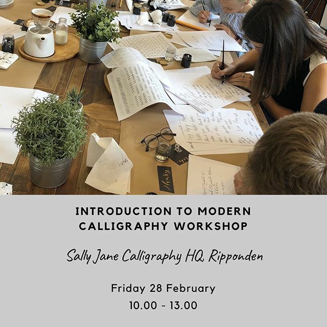 sjcalligraphy's tweet photo. New year - new calligraphy hobby??
•
Join us on on Friday 28th February at my home office in Ripponden, nr Halifax for a morning discovering the art of beautiful writing ✍️ •
I’ll also be keeping your energy levels up with plenty of homemade cake &amp; t… https://t.co/GqwFDNCiX8 https://t.co/ikK8eZ2weL