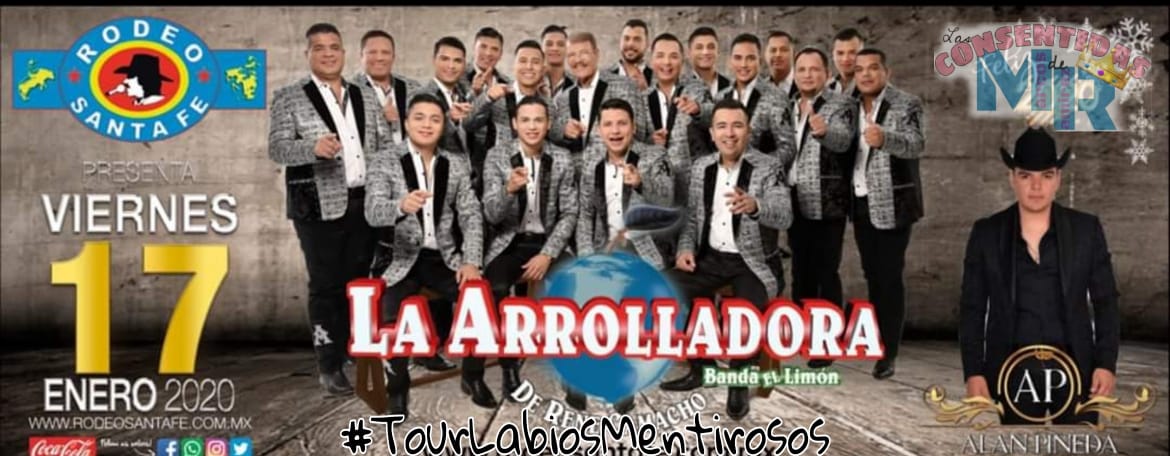 yurii_GQ26's tweet photo. Hoy la @Arrolladora Banda el Limón llegá al Rodeo Santa Fe.
¡Ven y Vive la Experiencia!
#TourLabi💋sMentirosos.
@LasConsenMR @marcos_abl ❣️🍋🎶
Ya pueden disfrutar del nuevo material "Labios mentirosos" 👇🏻👇🏻 https://t.co/unF5J7G3SZ https://t.co/NowSQKu7od