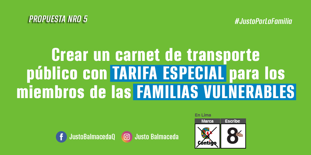 JustoBalmacedaQ's tweet photo. #Eje2 DEFENDERÉ LA FAMILIA. Implementaré el #EnfoqueDeFamilia, el Ministerio de la Familia y protegeré a las Familias Vulnerables. #JustoPorLaFamilia Marca (❌) la C y escribe ✍ el 8 https://t.co/3XVGvWtupo