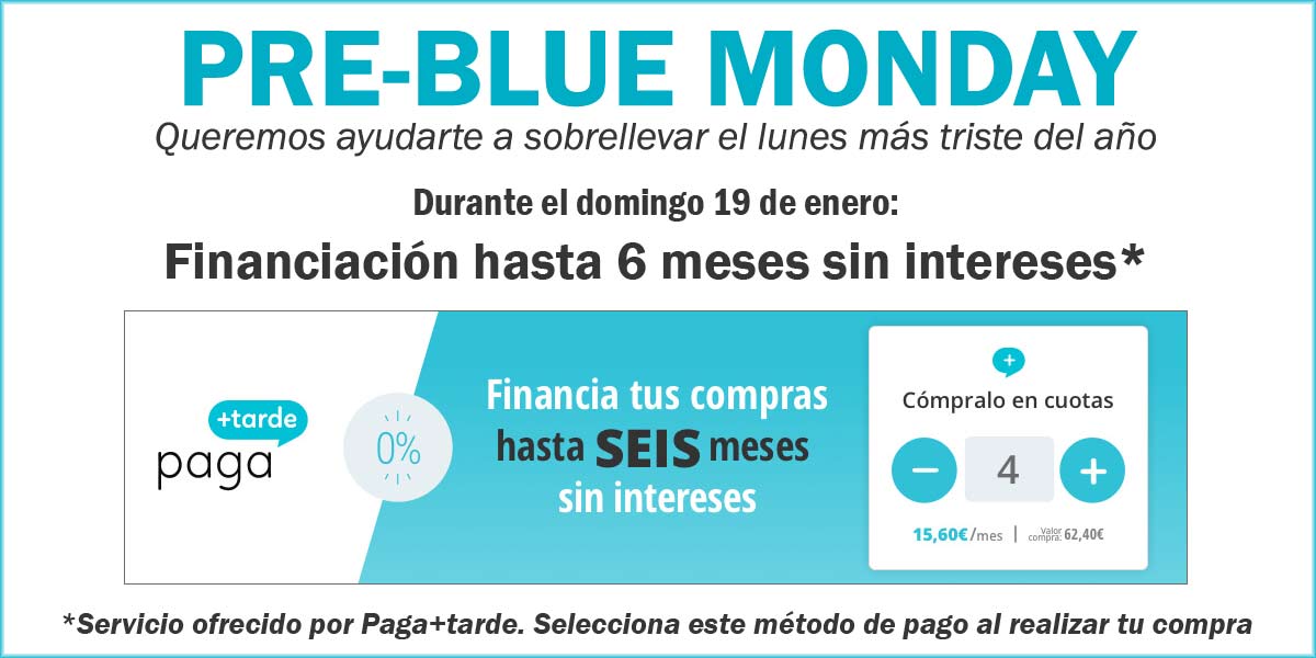 dromosport's tweet photo. 💙 PRE-BLUE MONDAY 💙 Te ayudamos a sobrellevar el lunes más triste de año. El próximo domingo 19 de enero financia tus compras en hasta 6 meses a 0% de intereses en https://t.co/KqqFMuCMPy. ¡Prepara tu cesta! #bluemonday2020 #ciclismo #ruedasbicicleta https://t.co/OOseWlhXuk