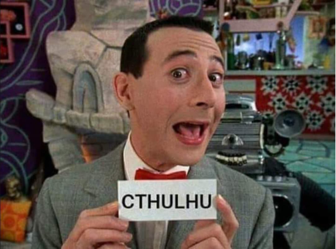 kotenoka1917's tweet photo. The word of the day, kids, is Cthulhu! Everytime you hear it: SCREAM....! And hope He & the other Deep Old Ones come take us, screaming & insane, to our watery graves under the sea. #enditalready #cthulhu2020 #whataclusterfuck https://t.co/rdG2EfnaLH