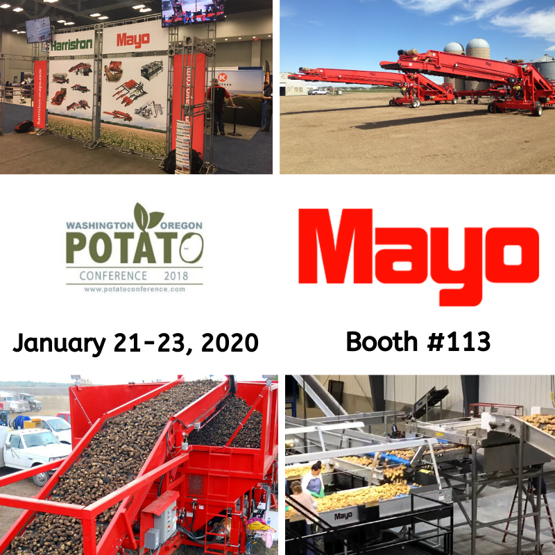 MAYOMFG's tweet photo. Catch us at the Washington Oregon Potato Conference next week!

#MAYO #Mayomfg #PotatoConference https://t.co/kBH6NPv5ck