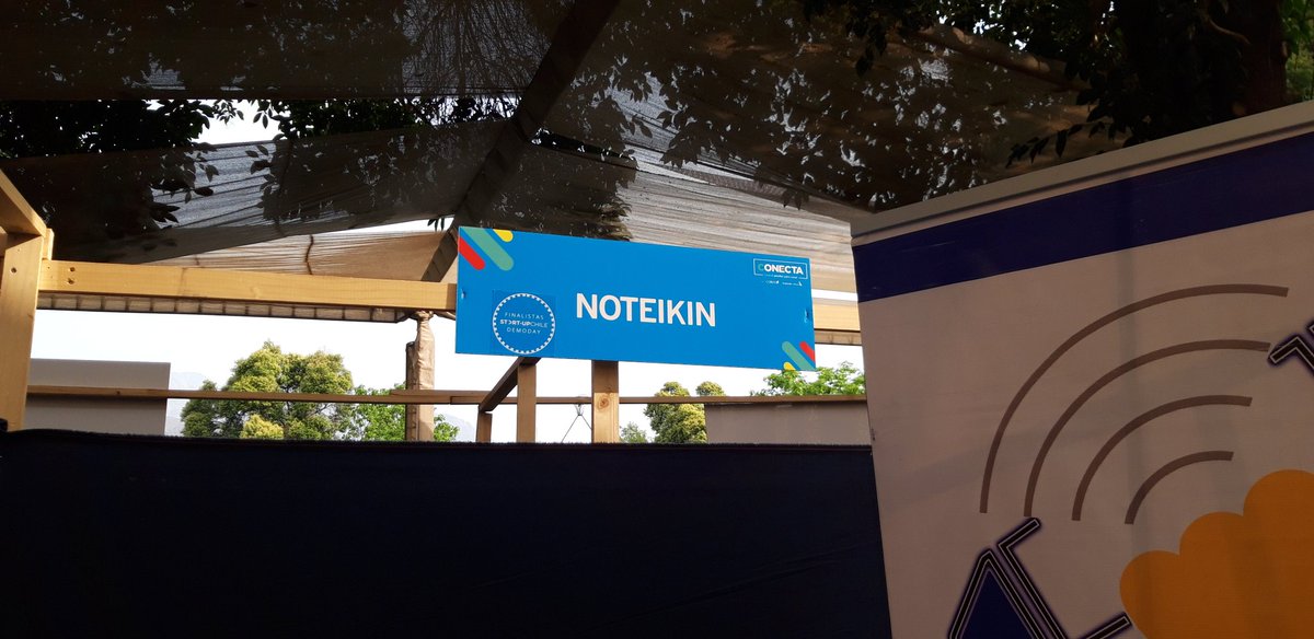 Noteikin's tweet image. Agradecidos de @startupchile y  #CONECTA de #Corfo por la gran oportunidad de haber estado presentes con nuestros productos y  #tecnologíasinclusivas ✌🏻😉