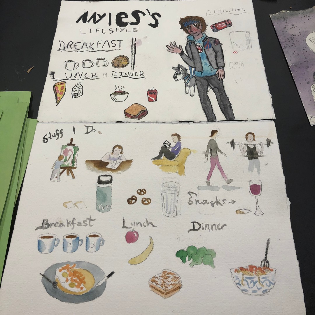 DAVArts's tweet image. DAVA students in the Open Studio are ramping up for our Health &amp;amp; Wellness unit with drawings about lifestyles. They are also learning about movement in the human body through kinetic sculpture! 
#DAVArts #FreeArtClasses #HealthAndWellness
