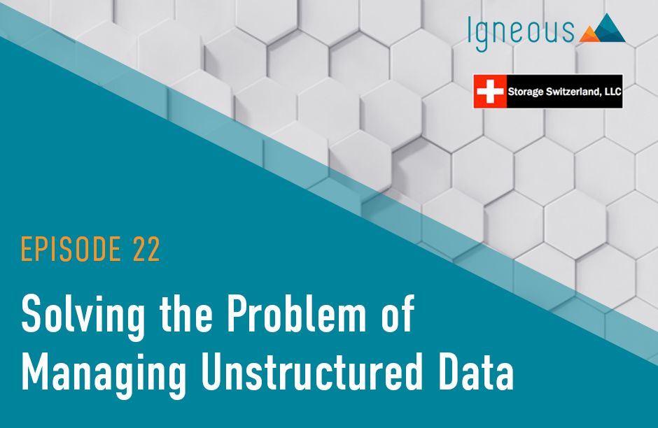 In this episode of Storage Intensity, we're joined by @IgneousIO to discuss the scope of the unstructured data problem and what IT professionals can do to not only better manage unstructured data but tap into the value it may be hiding. buff.ly/37fbXJP