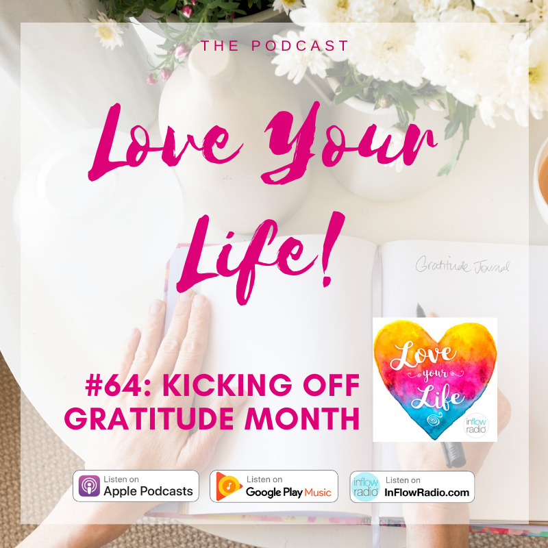 inflowradio's tweet photo. Kick off gratitude month! Genie and Debi discuss the value of being grateful in episode #64 of Love Your Life:

Apple Podcasts: https://t.co/m7cWkPk8ZG
Google Play: https://t.co/cBc7hHpTgC
https://t.co/aqNi80AL1R: https://t.co/PZMqq3QODz https://t.co/cegF9LfpJg