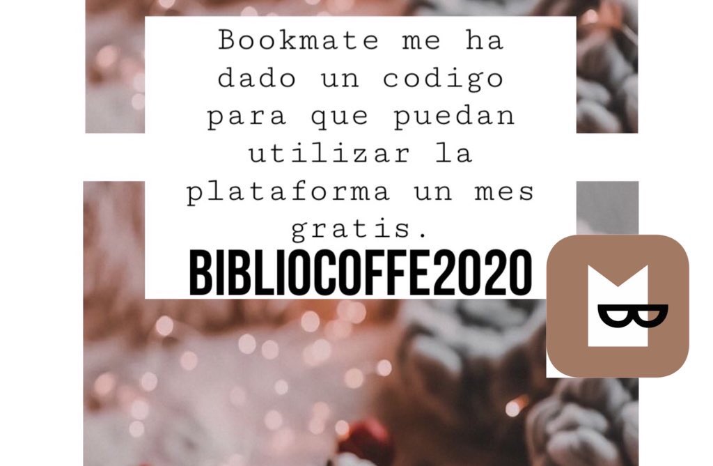Jessbibliocoffe's tweet photo. Utilicen el código BIBLIOCOFFE2020 para que tengan un mes gratis en Bookmate :) https://t.co/LX2HjL9055