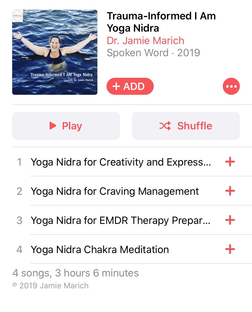 jamiemarich's tweet photo. My #YogaNidra collection can now be accessed on #Spotify and #AppleMusic Please check it out https://t.co/bvUiykR8IF