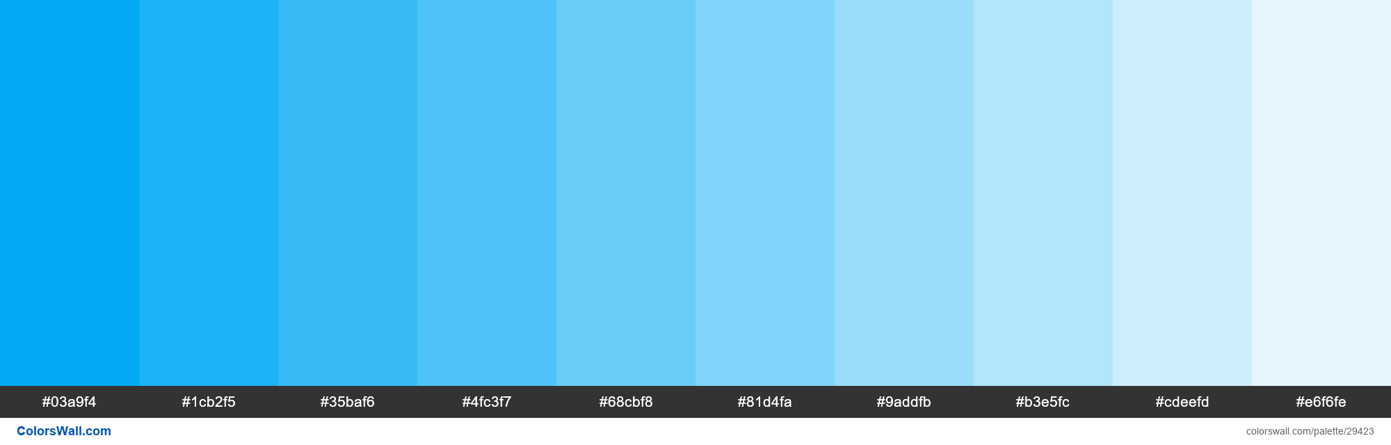 Light Sky Blue Color Hex Code