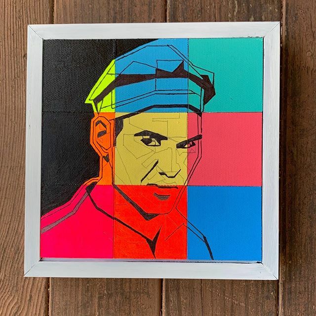 CupixelStudio's tweet photo. @rogerfederer starts today his 2020 season. .
.
#rogerfederer #tennis #artwork #popart #color #colorful #australiaopen2020 #cupixel #painting #acrylicpainting #popartpainting #art #artoftheday #wow #boston #startup #augmentedreality https://t.co/cmyujI9e32 https://t.co/7xmO7WIiCa