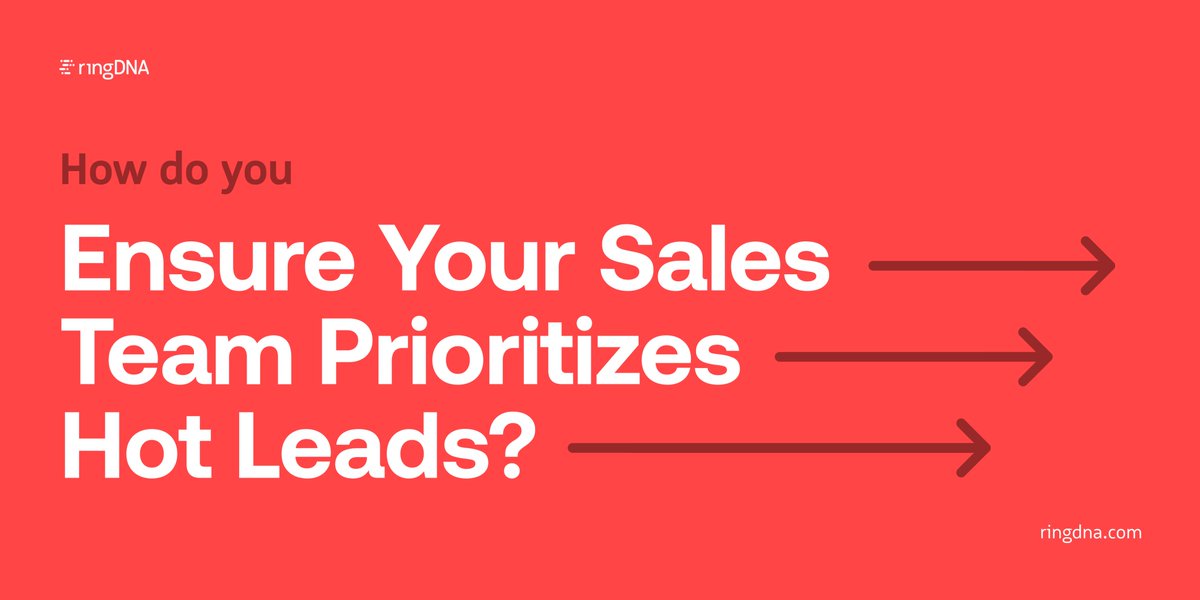 revenue_io's tweet image. Hot leads are the holy grail of sales, here's how to ensure that reps properly capitalize on them for maximum return. ringdna.com/blog/how-do-yo…
#ringDNA #Sales #SalesLeads #B2B #SaaS #SalesTips