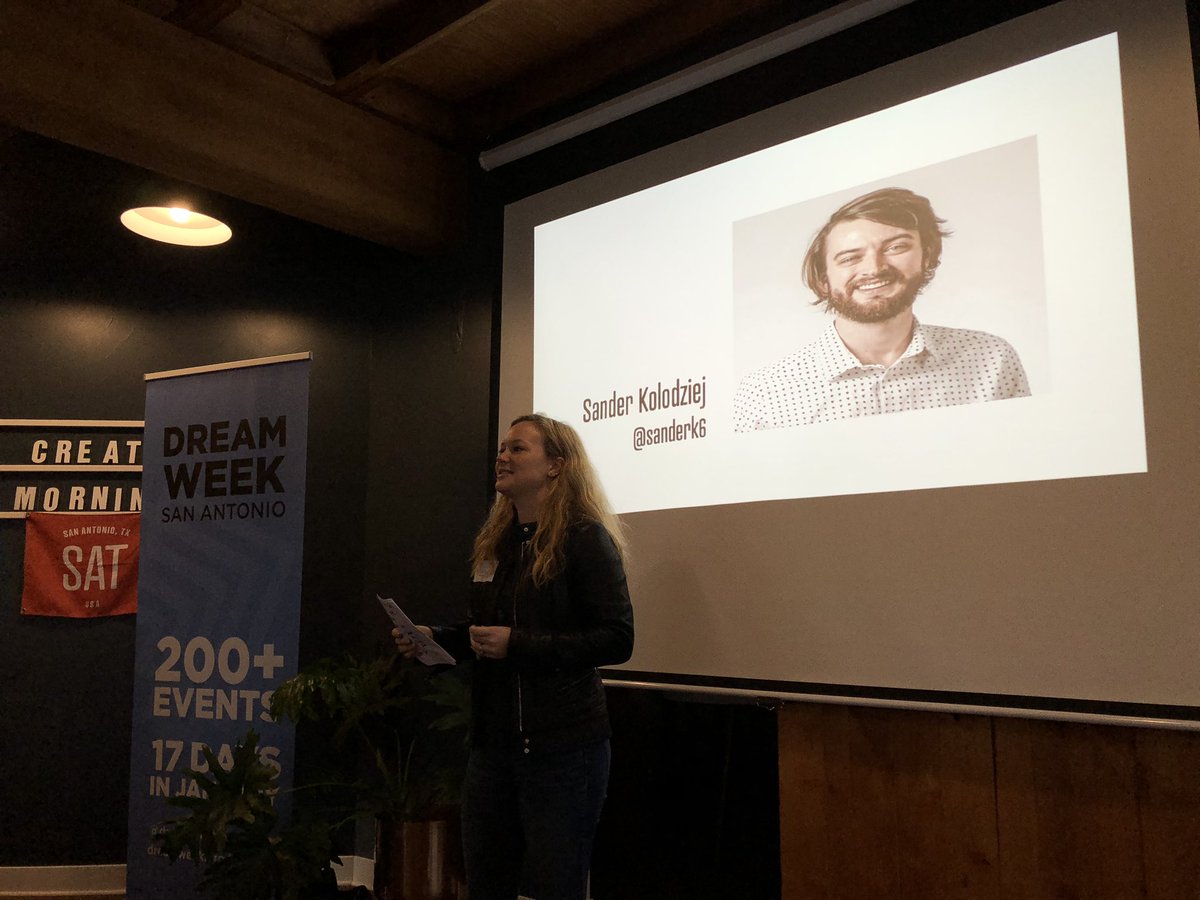 Thank you to our videographer today, Sander!