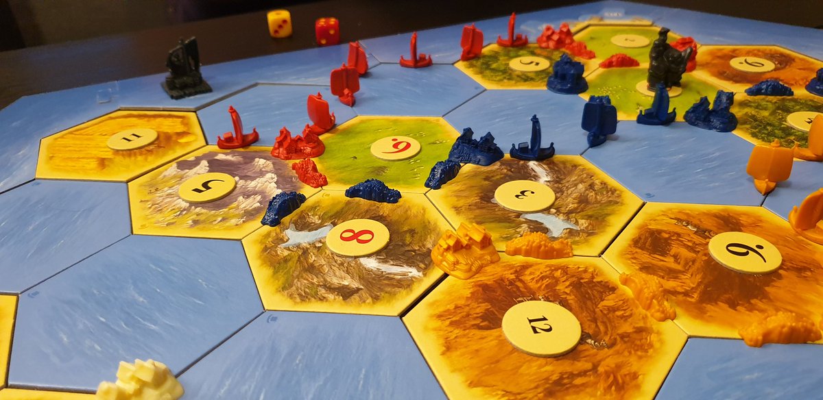 iespedalen's tweet photo. Catan Seafarers
This evening I'm playing a board game with some friends;
The Catan game with seafarers expansions - Scenario 3
#Catan #settlersofcatan #boardgames #boardgame #CatanSeafarers https://t.co/Y2UGofjd96
