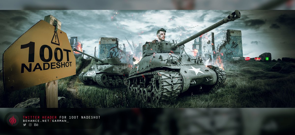 Header for <a href="/Nadeshot/">100T Nadeshot</a> 
Retweet and follow me for MORE!💫
behance.net/garman_