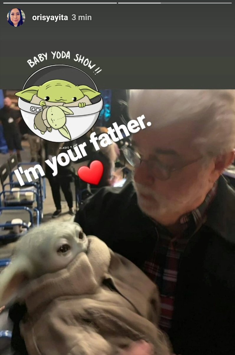 Yes he is #BabyYoda
