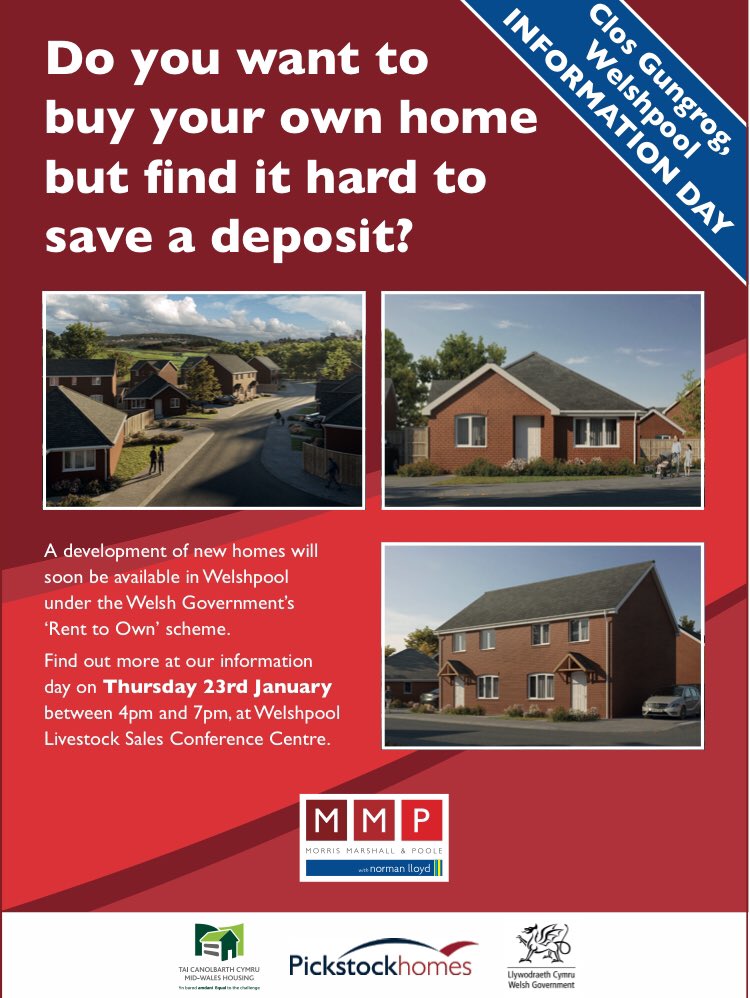 MMPestateagents's tweet photo. Are you interested in the exciting new ‘Rent to Own’ development in Welshpool? 
Come and see us next week 👇🏼 https://t.co/iAcfhksjQp