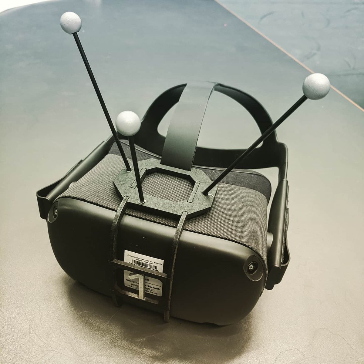 ChrisElvisLeisi's tweet photo. Somthing that iam working on as a #scientificresearch at the #immersiveartsspace #iaspace #zurichuniversityofthearts
We create a #vrmultiuser system with #oculusquest and #optitrack
This is the progress of #developing a #markermount for the quest.
#oculus #arcade #madewithunity https://t.co/LRcXarUGIt