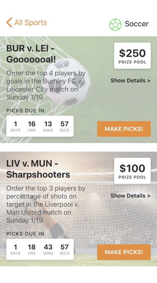 playupsidegames's tweet photo. 🚨 FREE ENTRY
💰 CASH PRIZES!

Upside has added @premierleague FANTASY challenges!

⏱️ Picks due soon! 📲 https://t.co/Foe6X7mvqx

#PremierLeague #Liverpool #ManUtd #BurnleyFC #leicestercity #DFS #fantasy https://t.co/980ztQ8TAE