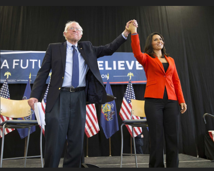 MarkRapoza1's tweet photo. @Yangineer1 @coryascott Because Bernie & Tulsi aren't #EstablishmentLapdogs https://t.co/rQxVgi7wDn