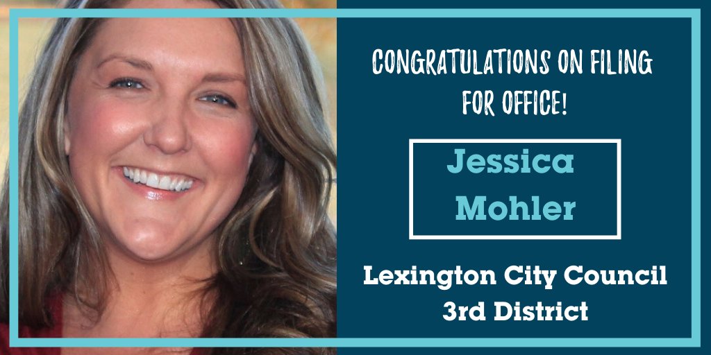 Happy Friday, everyone! We want to share a huge shoutout to Emerge KY alum Jessica Mohler on filing for office!