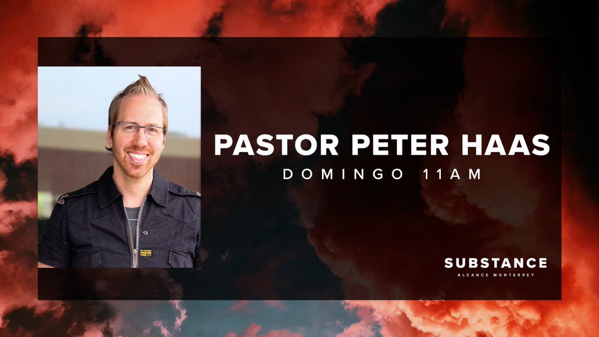 AlcanceMTY's tweet photo. Hey! ¿Ya sabes quién estará en casa este Domingo? ¡Así es, nos acompaña nuestro Pastor Global Peter Haas, y ha preparado un mensaje especial para ti! Trae contigo a un amigo, llega temprano comenzamos a las 11am. #JuntosSomosMejores https://t.co/18MDENygIV