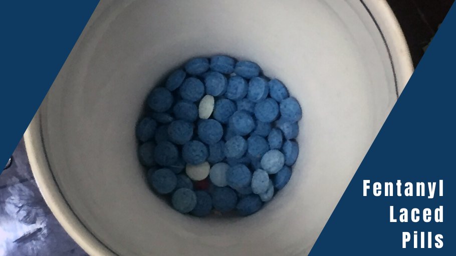 Photo of fentanyl laced pills.