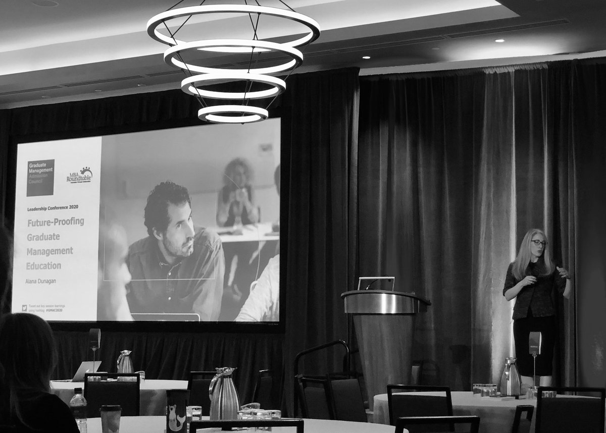 joelasiapacific's tweet photo. And that’s a wrap: GMAC Leadership Conference closes with a great talk from the @ChristensenInst’s @alanadunaganed on the topic of ‘Future Proofing Global Management Education’ #GMAC2020 #GME @GMACUpdates
More from Alana: https://t.co/999Habz0ia https://t.co/y3FDg2D0j5