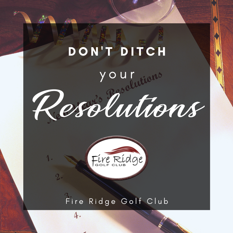 Don't ditch your resolution! We already can't wait for warmer weather to arrive to stick to our golf resolutions for 2020!