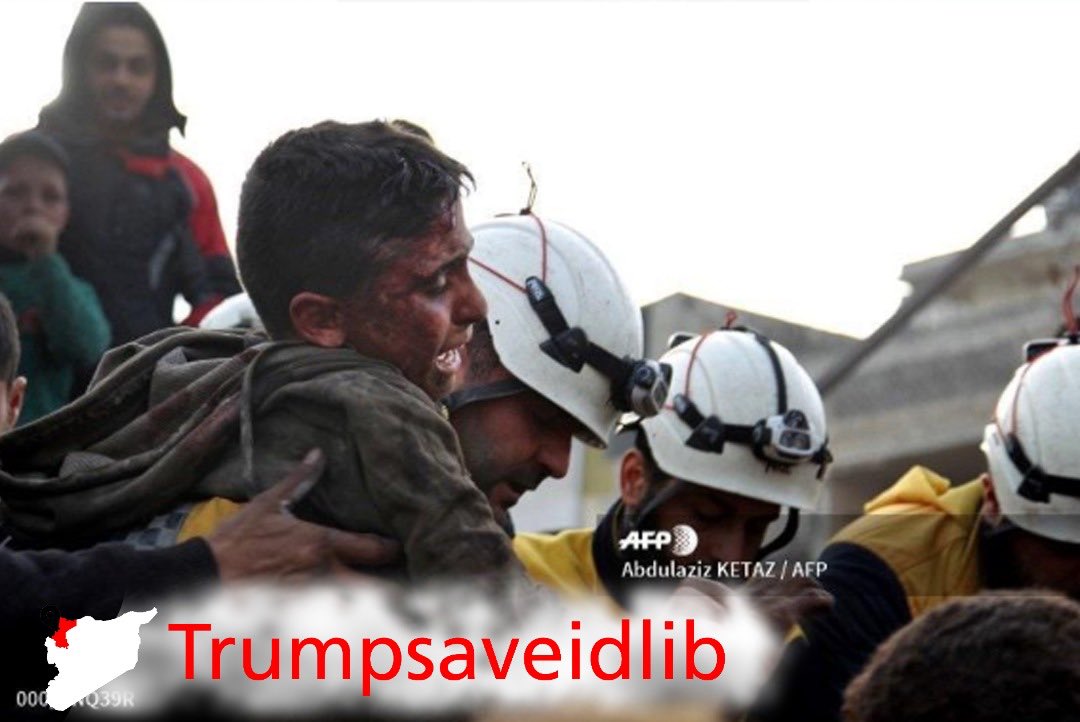 EyadHoms20's tweet image. All tragedies you are witnessing at this time in Idlib is because of Obama’s weak foreign policy that handed Syria to Iran. @RealDonaldTrump Please do anything to protect civilians.
#TrumpSaveIdlib