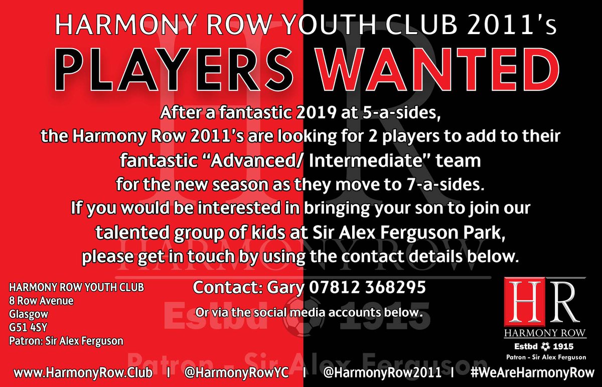 Harmony Row Athletic tweet media