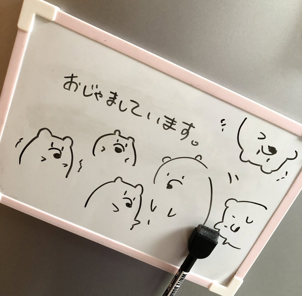 友達の家にお邪魔する時絶対ホワイトボードに落書きする人 