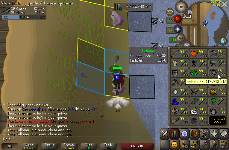 Pet #7 - Heron (119.9m xp)