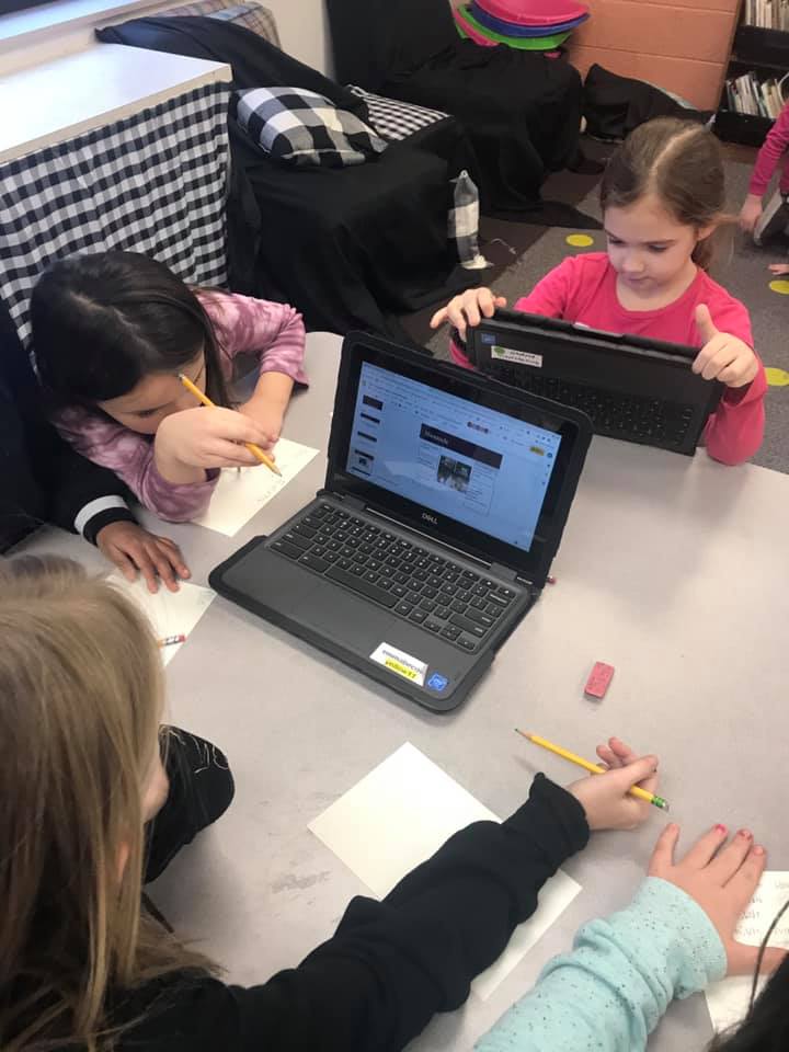 RachelleinMI's tweet image. @kerryguiliano @madison_ron @kimpowelledtech Here is an example of 1st/5th collaboration.5th helps 1st research &amp;amp; create presentations. Similar collaboration between 4th history museum project &amp;amp; HS US History students. #co-use #techasatool #collaborate #miched #mylsps