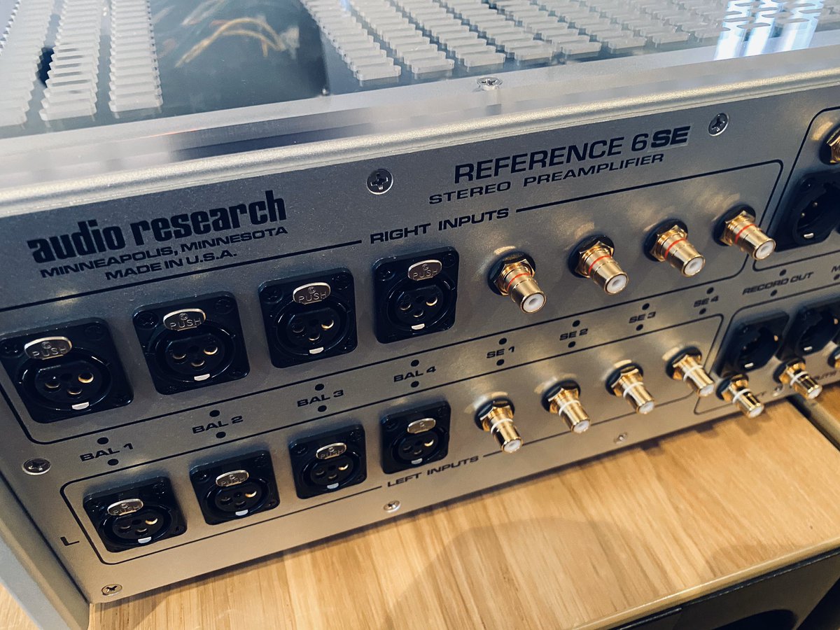 Midlandaudiox's tweet photo. @audioresearch #reference6se #preamplifier now on demo at @midlandaudiox sole midlands agents for reference products #valveamplifiers #esoterica #highendaudiostore #audiophile heaven @absolute_sounds #raynespark #belbroughton #worcershire https://t.co/iB3bTUB5O0