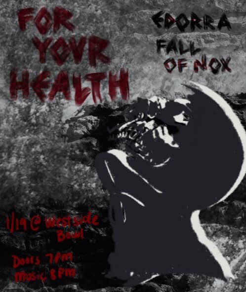 Youngstown we are playing a show this Sunday come out and eat pizza with us