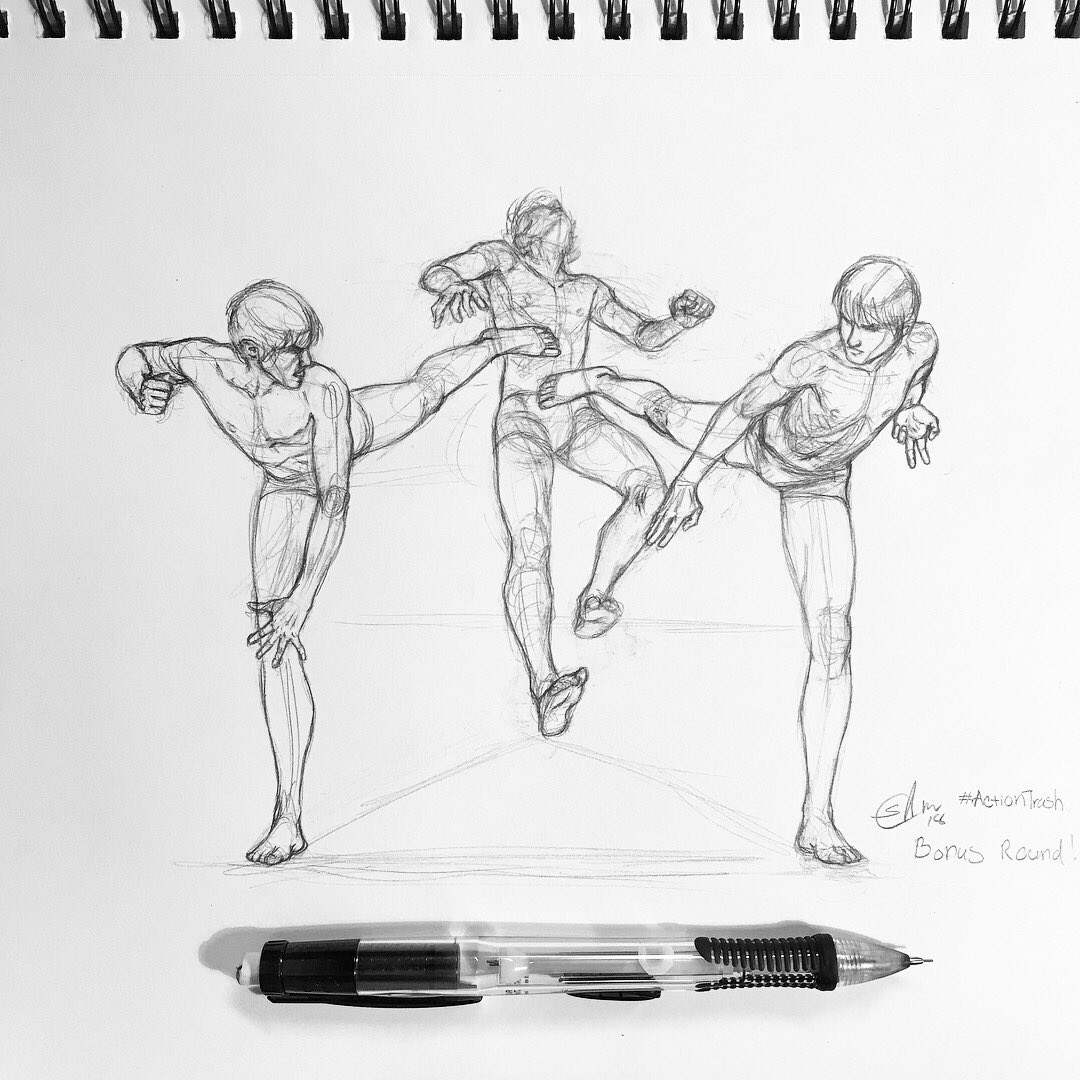 srj_art's tweet photo. Another throwback! From that time I challenged myself to draw 31 days of #actiontrash and not only did I do it for 31 days, I even drew a bonus sketch on day 32!!! This thing took longer than an hour, but it turned out great. I’d love to get some more action scribble practice in. https://t.co/1tfxiRYA8f